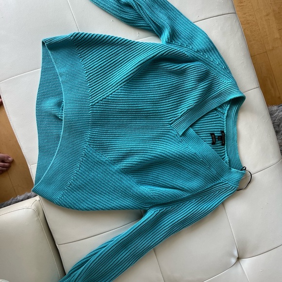 Blue cotton top Massimo dutti - Picture 4 of 5